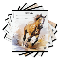 Тетрадь школьная ученическая ErichKrause Wild Mane, 18 листов, клетка (в плёнке по 10 шт.)_MIX-PACK