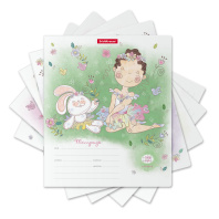 Тетрадь школьная ученическая ErichKrause Девочка-талант, 12 листов, клетка (в плёнке по 10 шт.)_MIX-PACK