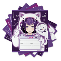 Тетрадь школьная ученическая ErichKrause Space Anime, 12 листов, линейка, выборочный УФ-лак с глиттером (в плёнке по 10 шт.)_MIX-PACK Тетрадь школьная ученическая ErichKrause Space Anime, 12 листов, линейка, выборочный УФ-лак с глиттером (в плёнке по 10 шт.)_MIX-PACK