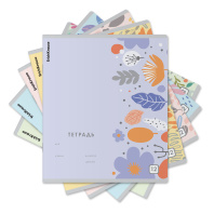 Тетрадь школьная ученическая ErichKrause Ikebana, 12 листов, линейка (в плёнке по 10 шт.)_MIX-PACK Тетрадь школьная ученическая ErichKrause Ikebana, 12 листов, линейка (в плёнке по 10 шт.)_MIX-PACK