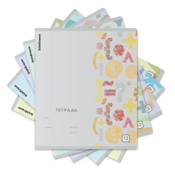 Тетрадь школьная ученическая ErichKrause Metrica, 12 листов, линейка (в плёнке по 10 шт.)_MIX-PACK Тетрадь школьная ученическая ErichKrause Metrica, 12 листов, линейка (в плёнке по 10 шт.)_MIX-PACK