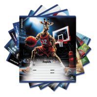 Тетрадь школьная ученическая ErichKrause Sport Animals, 12 листов, клетка (в плёнке по 10 шт.)_MIX-PACK Тетрадь школьная ученическая ErichKrause Sport Animals, 12 листов, клетка (в плёнке по 10 шт.)_MIX-PACK