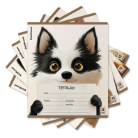 Тетрадь школьная ученическая ErichKrause Note Friends, 12 листов, клетка (в плёнке по 10 шт.)_MIX-PACK Тетрадь школьная ученическая ErichKrause Note Friends, 12 листов, клетка (в плёнке по 10 шт.)_MIX-PACK