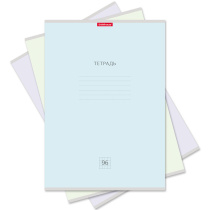 Тетрадь общая ученическая ErichKrause Классика Pastel, А4, 96 листов, клетка_MIX-PACK