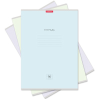Тетрадь общая ученическая ErichKrause Классика Pastel, А4, 96 листов, клетка_MIX-PACK
