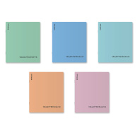 Тетрадь общая ученическая с пластиковой обложкой на скобе ErichKrause Dream, Обществознание, 48 листов, клетка_MIX-PACK