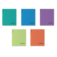 Тетрадь общая ученическая с пластиковой обложкой на скобе ErichKrause Pulse, Литература, 48 листов, линейка_MIX-PACK