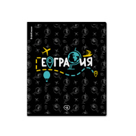 Тетрадь общая ученическая ErichKrause Надпись, География, 48 л., клетка, твин-лак