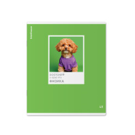 Тетрадь общая ученическая ErichKrause DogTone, Физика, 48 листов, клетка, выборочный УФ-лак Тетрадь общая ученическая ErichKrause DogTone, Физика, 48 листов, клетка, выборочный УФ-лак