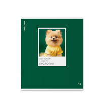 Тетрадь общая ученическая ErichKrause DogTone, Биология, 48 листов, клетка, выборочный УФ-лак