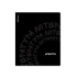 Тетрадь общая ученическая ErichKrause Noir, Литература, 48 листов, линейка, ламинация soft-touch+выборочный УФ-лак