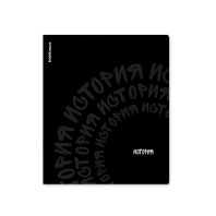 Тетрадь общая ученическая ErichKrause Noir, История, 48 листов, клетка, ламинация soft-touch+выборочный УФ-лак Тетрадь общая ученическая ErichKrause Noir, История, 48 листов, клетка, ламинация soft-touch+выборочный УФ-лак