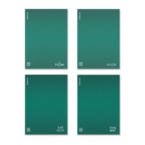 Тетрадь общая ученическая с пластиковой обложкой на скобе ErichKrause Symbol, зеленый, B5, 60 листов, клетка_MIX-PACK