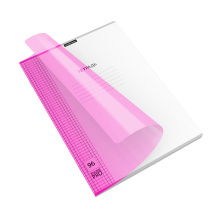 Тетрадь общая ученическая с пластиковой обложкой на скобе ErichKrause Классика CoverPrо Neon fizzy, розовый, А4, 96 листов, клетка