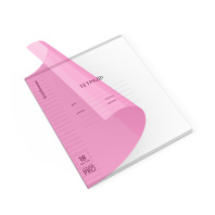 Тетрадь школьная ученическая с пластиковой обложкой на скобе ErichKrause Классика CoverPrо Neon fizzy, розовый, А5+, 18 листов, линейка