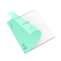 Тетрадь школьная ученическая с пластиковой обложкой на скобе ErichKrause Классика CoverPrо Vivid fizzy, бирюзовый, A5+, 18 листов, линейка