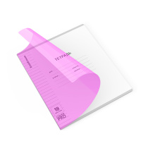 Тетрадь школьная ученическая с пластиковой обложкой на скобе ErichKrause Классика CoverPrо Vivid fizzy, фиолетовый, А5+, 18 листов, линейка