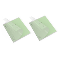 Тетрадь школьная ученическая с пластиковой обложкой на скобе ErichKrause Классика CoverPrо fizzy, зеленая, А5+, 24 листа, кл/лин Тетрадь школьная ученическая с пластиковой обложкой на скобе ErichKrause Классика CoverPrо fizzy, зеленая, А5+, 24 листа, кл/лин