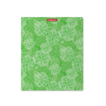 Тетрадь общая ученическая с пластиковой обложкой на скобе ErichKrause Clover, Mixed Reality, А5+, 48 листов, клетка