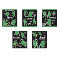 Тетрадь общая ученическая с пластиковой обложкой на скобе ErichKrause DJ Frog, А5+, 48 листов, клетка_MIX-PACK Тетрадь общая ученическая с пластиковой обложкой на скобе ErichKrause DJ Frog, А5+, 48 листов, клетка_MIX-PACK