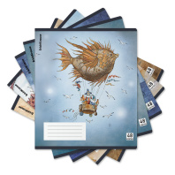 Тетрадь общая ученическая с пластиковой обложкой на скобе ErichKrause Волшебное путешествие, А5+, 48 листов, клетка_MIX-PACK Тетрадь общая ученическая с пластиковой обложкой на скобе ErichKrause Волшебное путешествие, А5+, 48 листов, клетка_MIX-PACK