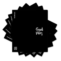 Тетрадь общая ученическая с пластиковой обложкой на скобе ErichKrause Words, черный, А5+, 48 листов, клетка_MIX-PACK Тетрадь общая ученическая с пластиковой обложкой на скобе ErichKrause Words, черный, А5+, 48 листов, клетка_MIX-PACK