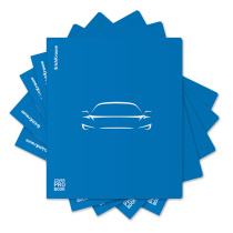 Тетрадь общая ученическая с пластиковой обложкой на скобе ErichKrause Mirage, синий, А5+, 48 листов, клетка_MIX-PACK