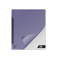 Тетрадь общая ученическая с пластиковой обложкой на скобе ErichKrause CoverProBook Reef matt, индиго, А5+, 48 листов, клетка Тетрадь общая ученическая с пластиковой обложкой на скобе ErichKrause CoverProBook Reef matt, индиго, А5+, 48 листов, клетка