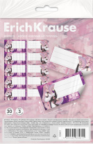 Наклейки на тетрадь ErichKrause Manga, 3 листа, в пакете с европодвесом