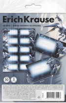 Наклейки на тетрадь ErichKrause Techno Dino, 3 листа, в пакете с европодвесом