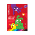 Цветной картон глянцевый на клею ErichKrause, Jolly Friends, А4, 10 листов, 10 цветов, игрушка-набор для детского творчества