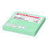 Блок самоклеящийся бумажный ErichKrause 75х75 мм, 100 листов, зеленый