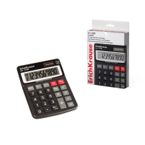 Калькулятор настольный 10-разрядов ErichKrause DC-310N Classic, черный (в коробке по 1 шт.)