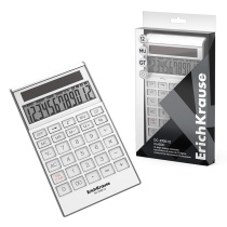 Калькулятор настольный 12-разрядов ErichKrause DC-2708-12 Classic, белый (в пэт-боксе по 1 шт.)