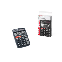 Калькулятор карманный 8-разрядов ErichKrause PC-101 Classic, черный (в коробке по 1 шт.)