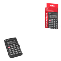Калькулятор карманный 8-разрядов ErichKrause PC-103 Classic, черный (в коробке по 1 шт.)