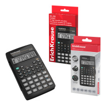Калькулятор научный 10-разрядов ErichKrause SC-910 Classic, черный (в коробке по 1 шт.)