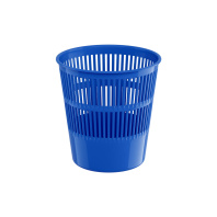 Корзина для бумаг сетчатая пластиковая ErichKrause Classic, 9л, синий Корзина для бумаг сетчатая пластиковая ErichKrause Classic, 9л, синий