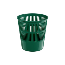 Корзина для бумаг сетчатая пластиковая ErichKrause Classic, 9л, зеленый