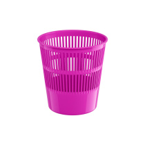 Корзина для бумаг сетчатая пластиковая ErichKrause Vivid, 9л, маджента