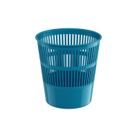 Корзина для бумаг сетчатая пластиковая ErichKrause Vivid, 9л, бирюзовый Корзина для бумаг сетчатая пластиковая ErichKrause Vivid, 9л, бирюзовый