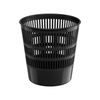 Корзина для бумаг сетчатая пластиковая ErichKrause Classic, 12л, черный Корзина для бумаг сетчатая пластиковая ErichKrause Classic, 12л, черный