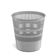 Корзина для бумаг сетчатая пластиковая ErichKrause Classic, 12л, серый Корзина для бумаг сетчатая пластиковая ErichKrause Classic, 12л, серый