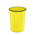 Корзина для бумаг литая пластиковая ErichKrause Neon Solid, 13.5л, желтый