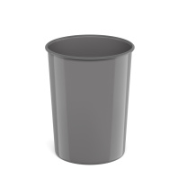 Корзина для бумаг литая пластиковая ErichKrause Classic, 13.5л, серый Корзина для бумаг литая пластиковая ErichKrause Classic, 13.5л, серый