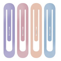 Набор из 4 закладок пластиковых ErichKrause Soft Manga, овальные, ассорти (12 наборов в пакете)