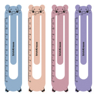 Набор из 4 закладок пластиковых ErichKrause Soft Manga, фигурные, ассорти (12 наборов в пакете)