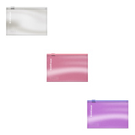 Zip-пакет пластиковый ErichKrause Glossy Candy, Card size, полупрозрачный, ассорти (в пакете по 12 шт.)