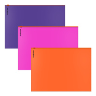 Zip-пакет пластиковый ErichKrause Matt Caribbean Sunset, A4, непрозрачный, ассорти (в пакете по 12 шт.)