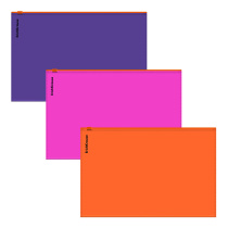 Zip-пакет пластиковый ErichKrause Soft Caribbean Sunset, B5, непрозрачный, ассорти (в пакете по 12 шт.)